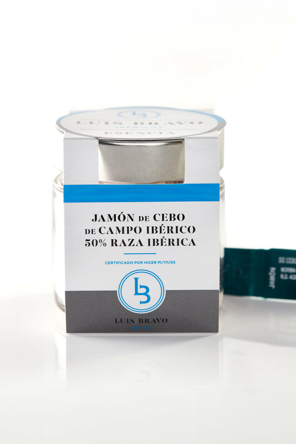 TARRO JAMÓN DE CEBO DE CAMPO IBÉRICO 50% RAZA IBÉRICA CORTADO A CUCHILLO - IBÉRICOS LUIS BRAVO