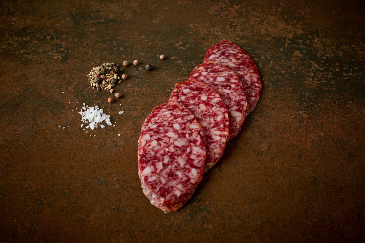 TARRO SALCHICHÓN IBÉRICO DE BELLOTA LONCHEADO